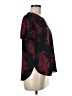 Ann Taylor LOFT 100% Polyester Paisley Red Short Sleeve T-Shirt Size M (petite) - photo 4