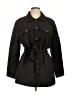 Talbots 100% Polyester Black Trenchcoat Size XL - photo 1