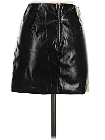 Forever 21 Faux Leather Skirt (view 2)