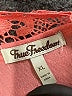 True Freedom 100% Polyester Pink Short Sleeve Blouse Size XL - photo 7
