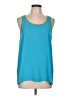 Joy Joy 100% Polyester Teal Sleeveless Top Size L - photo 1