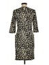 J. McLaughlin Animal Print Black Casual Dress Size M - photo 2