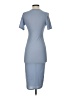 PrettyLittleThing Solid Blue Casual Dress Size S - photo 2
