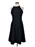 Alfani Solid Black Cocktail Dress Size 6 - photo 1