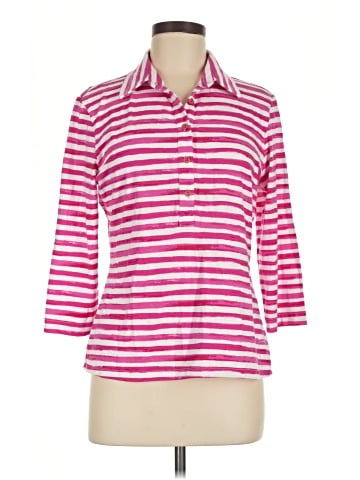 J. McLaughlin 3/4 Sleeve Button-Down Shirt (view 1)