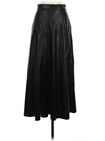 Zara Faux Leather Skirt (view 2)
