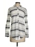 Matilda Jane Stripes Gray Long Sleeve Button-Down Shirt Size XS - photo 1