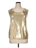 LIVI Active Metallic Gold Tank Top Size 14 - 16 - photo 1