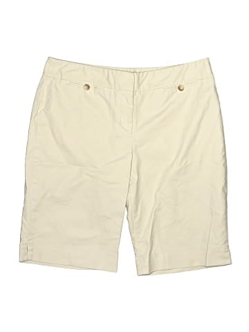 Ann Taylor Khaki Shorts (view 1)
