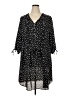 Evans 100% Polyester Polka Dots Black Casual Dress Size 20 - photo 1
