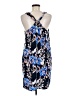Gap Outlet 100% Polyester Print Blue Casual Dress Size M - photo 2