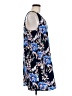 Gap Outlet 100% Polyester Print Blue Casual Dress Size M - photo 4