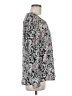 Ann Taylor LOFT 100% Polyester Gray Long Sleeve Blouse Size M - photo 4