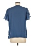 Vince Camuto 100% Polyester Blue Short Sleeve Blouse Size M - photo 2