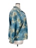 Cj Banks Blue Long Sleeve Blouse Size 2X - photo 4