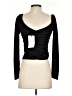Zara Black Long Sleeve Top Size S - photo 2