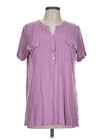 J.Jill Short Sleeve Henley (view 1)