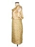 Kay Unger Metallic Gold Cocktail Dress Size 10 - photo 5