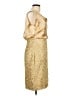 Kay Unger Metallic Gold Cocktail Dress Size 10 - photo 4