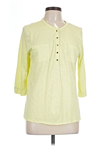 Chico's 3/4 Sleeve T-Shirt (view 1)