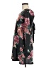 A. Byer 100% Polyester Floral Black Casual Dress Size M - photo 5