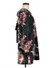 A. Byer 100% Polyester Floral Black Casual Dress Size M - photo 4