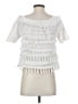 Love Sam 100% Cotton Ivory 3/4 Sleeve Blouse Size S - photo 2