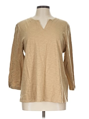 Chico's 3/4 Sleeve T-Shirt (view 1)