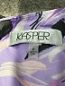 Kasper 100% Polyester Purple 3/4 Sleeve Blouse Size M - photo 7