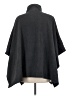 L.L.Bean 100% Polyester Gray Poncho Size M - photo 2