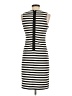 MICHAEL Michael Kors Stripes Black Casual Dress Size 2 - photo 2