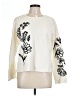 Tahari Floral Ivory Pullover Sweater Size L - photo 1