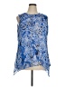 Fever 100% Polyester Blue Sleeveless Blouse Size XL - photo 1