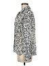 Bella Dahl 100% Rayon Animal Print Ivory Long Sleeve Blouse Size M - photo 5