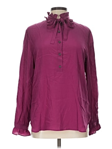 J.Crew Long Sleeve Silk Top (view 1)