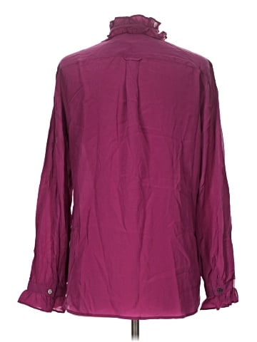 J.Crew Long Sleeve Silk Top (view 2)