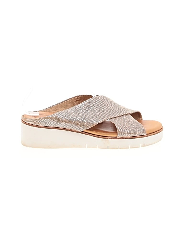Pre-owned Corso Como Wedges In Silver