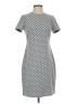 Calvin Klein Houndstooth Gray Casual Dress Size 2 - photo 1