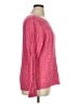 Terra & Sky 100% Polyester Pink Pullover Sweater Size 0X - photo 4