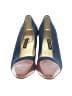 Escada Color Block Blue Heels Size 9 1/2 (narrow) - photo 2