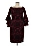 Venus Burgundy Cocktail Dress Size 8 - photo 1