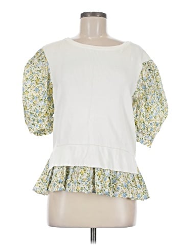 By Anthropologie 3/4 Sleeve T-Shirt (view 1)