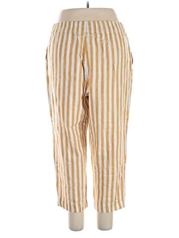 Madewell Tapered Huston Pull-On Crop Pants in Stripe (view 2)