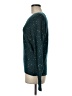 LC Lauren Conrad Stars Teal Pullover Sweater Size M - photo 5