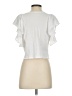 Zara White Short Sleeve Top Size S - photo 2