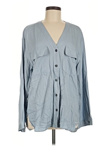 Equipment Long Sleeve Blouse (view 1)