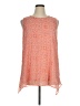 Fever 100% Polyester Orange Sleeveless Blouse Size XL - photo 1