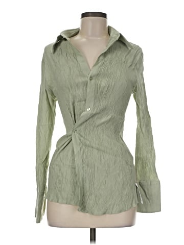 Topshop Long Sleeve Blouse (view 1)