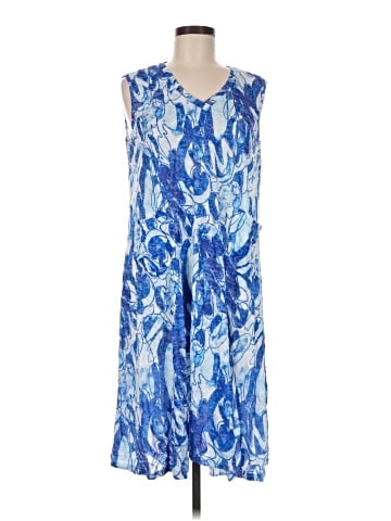Periwinkle Casual Dress (view 1)