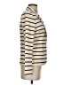 J. McLaughlin 100% Cotton Stripes Ivory Blazer Size S - photo 4